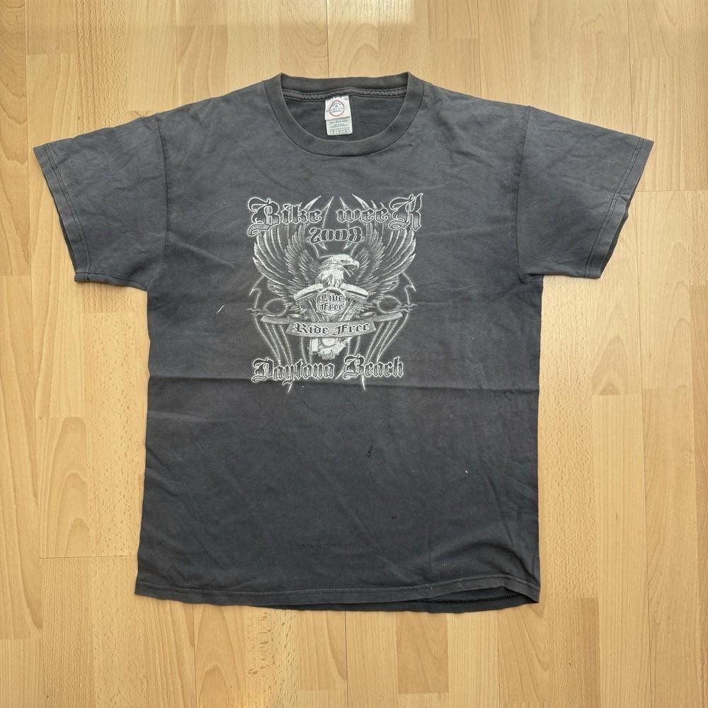 Vintage 2008 Daytona Beach Bike Week Distressed amp Faded Black Biker TShirt Unisex T-Shirt S
Vintage 2008 Daytona Beach Bike Week Distressed amp Faded Black Biker TShirt Unisex T-Shirt S