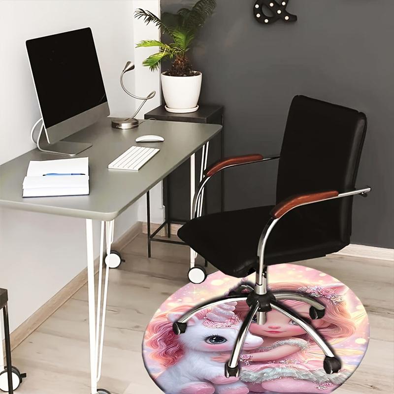 1PC Unicorn Fairy Non-Slip Floor Round carpet, Office, family, bedroom, Large Area Rug Indoor Rugs, Durable PolyesterH0391 80cm by 80cm
1PC Unicorn Fairy Non-Slip Floor Round carpet, Office, family, bedroom, Large Area Rug Indoor Rugs, Durable PolyesterH0391 80cm by 80cm