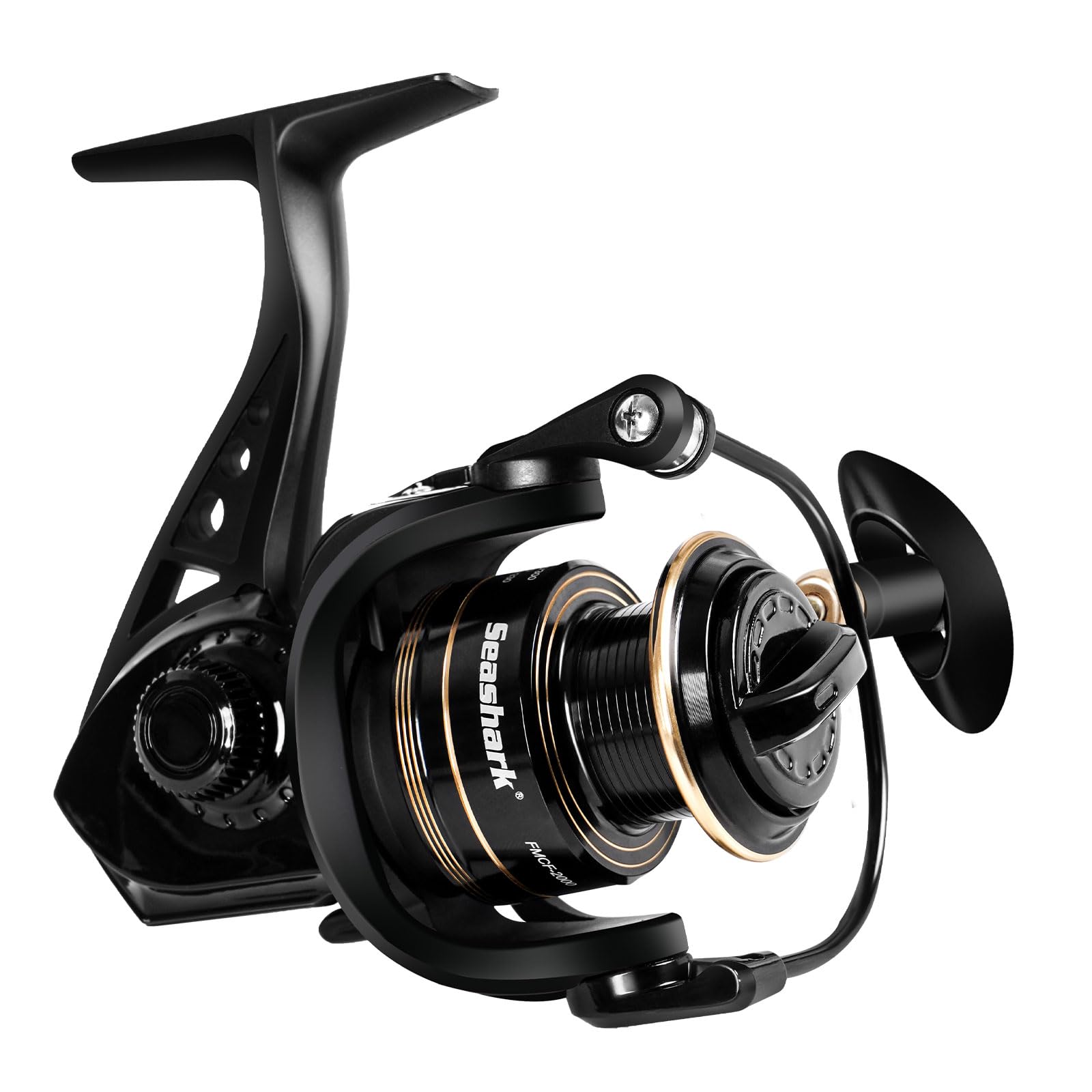 Seashark Spinning Fishing Reel FMCF Freshwater and Saltwater Fishing Reel Up to 18 lbs Carbon Resistance High Speed Gear Ratio Premium Rolling чорний
Seashark Spinning Fishing Reel FMCF Freshwater and Saltwater Fishing Reel Up to 18 lbs Carbon Resistance High Speed Gear Ratio Premium Rolling чорний