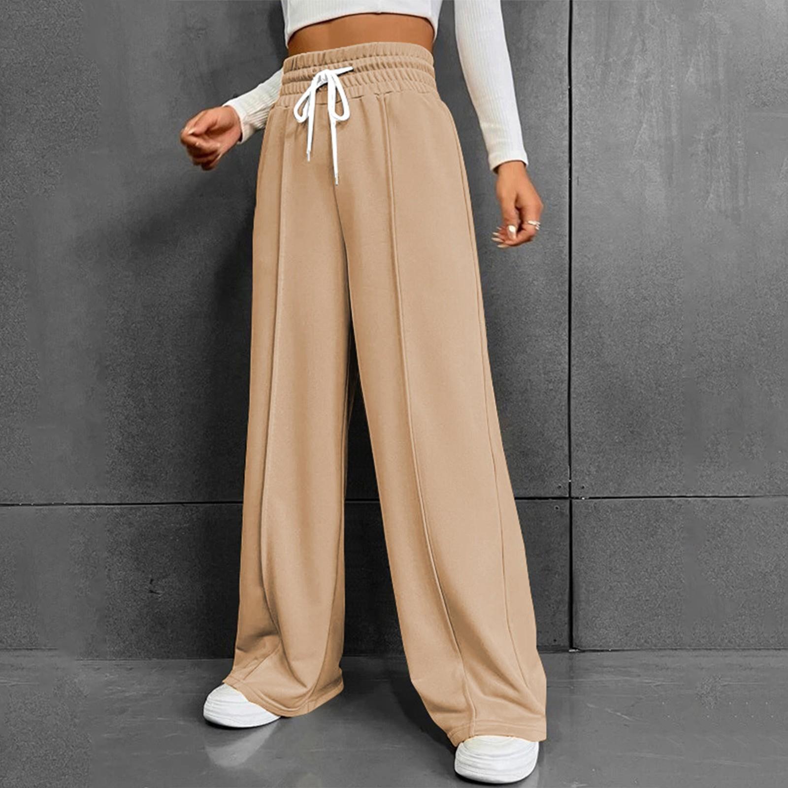 Женские модные однотонные универсальные повседневные брюки с карманами, свободные спортивные брюки с высокой талией и широкими штанинами на шнурке XL хаки
Женские модные однотонные универсальные повседневные брюки с карманами, свободные спортивные брюки с высокой талией и широкими штанинами на шнурке XL хаки