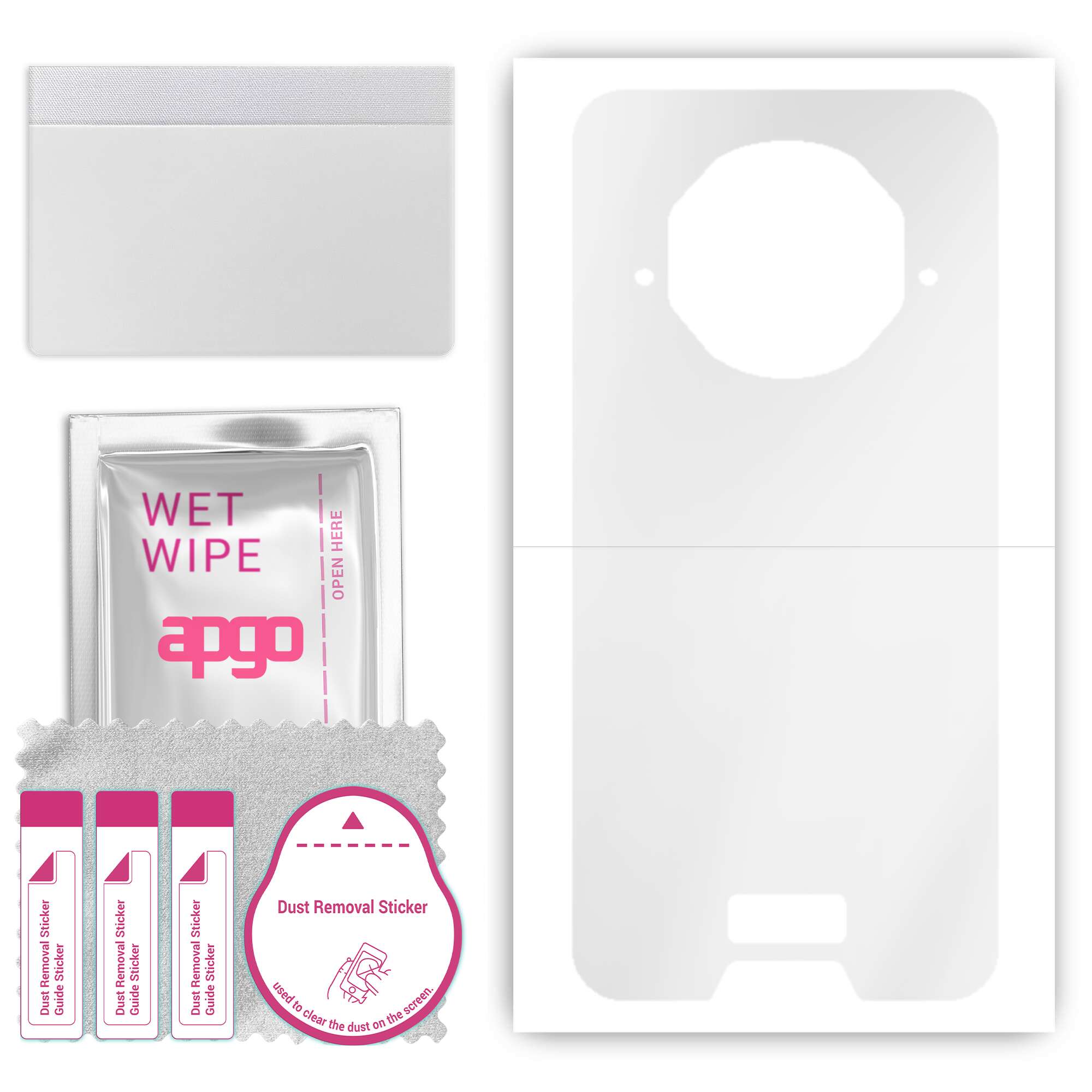 apgo Ultra Clear Protective Skin Sticker для задньої панелі, сумісної з Doogee V10, Wrap Film, Hydrogel Film, гнучкий, м’який ТПУ з позиціонуючим шаром
apgo Ultra Clear Protective Skin Sticker для задньої панелі, сумісної з Doogee V10, Wrap Film, Hydrogel Film, гнучкий, м’який ТПУ з позиціонуючим шаром