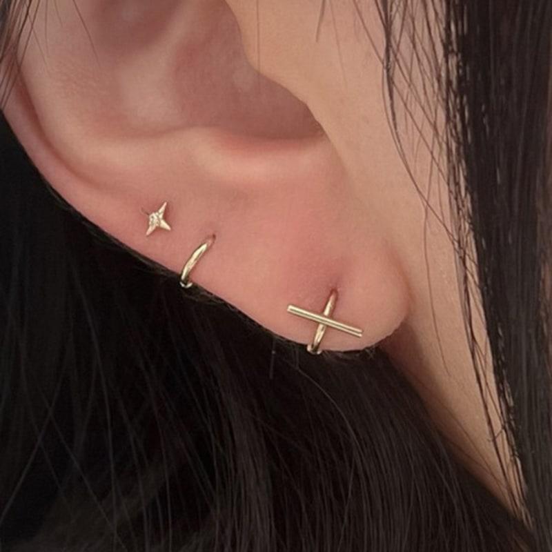 youngglow 14k tina stick one touch earrings (1 pair) Rose gold (pair)
youngglow 14k tina stick one touch earrings (1 pair) Rose gold (pair)