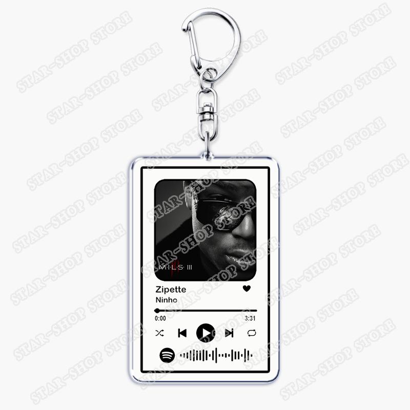 Hot Rapper Singer Ninho Keychains for Women Accessories Bag La Vie Qu on Mène Song Music Code Keying Jewelry Fans Friends Gifts
Hot Rapper Singer Ninho Keychains for Women Accessories Bag La Vie Qu on Mène Song Music Code Keying Jewelry Fans Friends Gifts