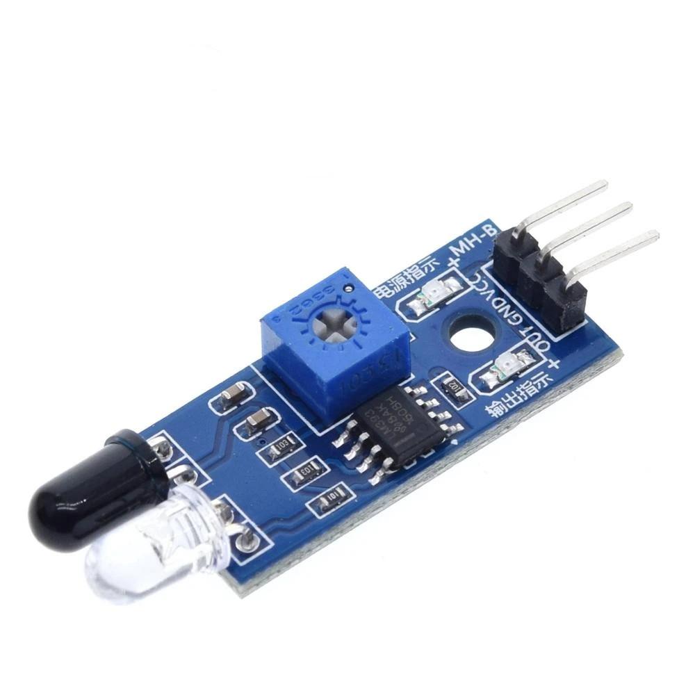 Intelligent car obstacle avoidance sensor module infrared tube module photoelectric reflection sensor tracking
Intelligent car obstacle avoidance sensor module infrared tube module photoelectric reflection sensor tracking