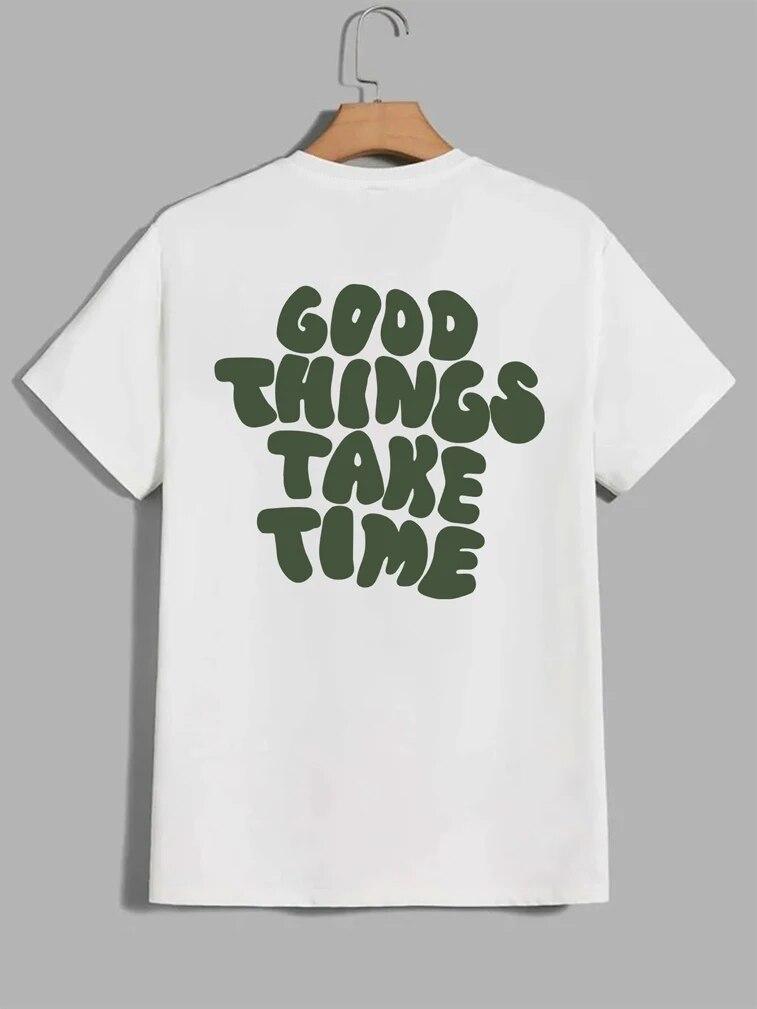 Удобные футболки унисекс с принтом Good Things Take Time, футболки с рисунком, летние унисекс из хлопка на открытом воздухе, одежда унисекс, топы для унисекс
Удобные футболки унисекс с принтом Good Things Take Time, футболки с рисунком, летние унисекс из хлопка на открытом воздухе, одежда унисекс, топы для унисекс