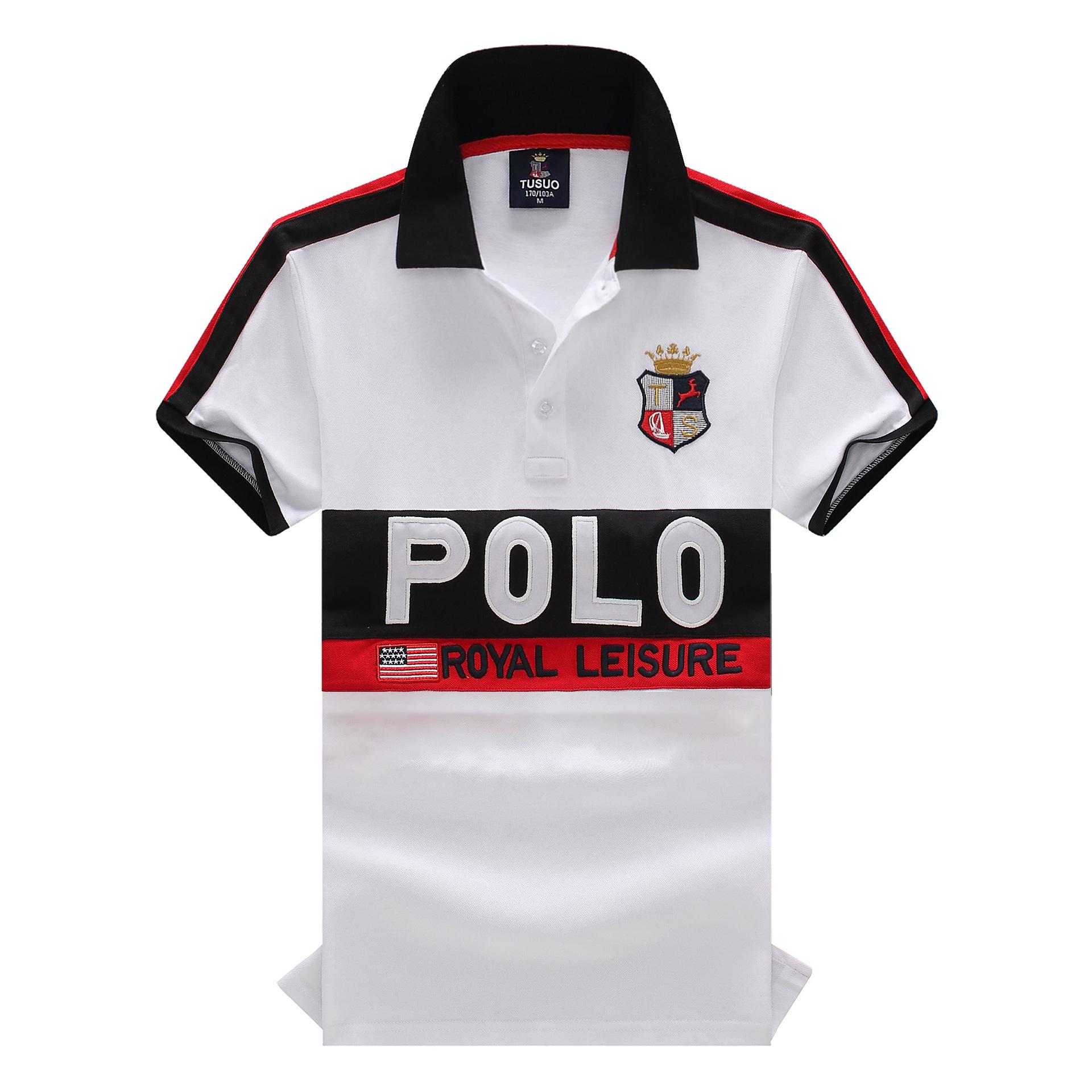 Мужская хлопковая рубашка поло в стиле ретро с вышивкой букв - Блок цвета, Короткий рукав, Европейский размер, Повседневная спортивная мода 2X Large
Мужская хлопковая рубашка поло в стиле ретро с вышивкой букв - Блок цвета, Короткий рукав, Европейский размер, Повседневная спортивная мода 2X Large