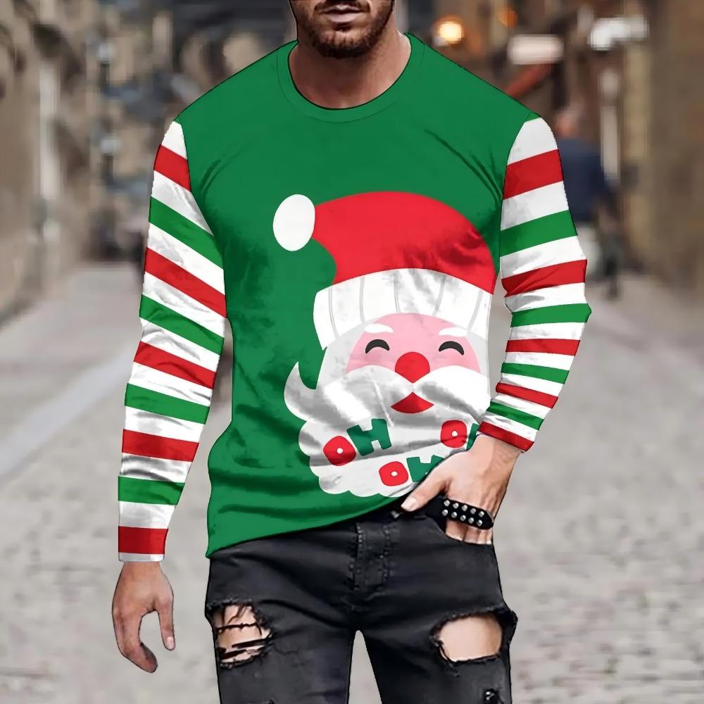 Мужская футболка с длинным рукавом Осень Рождество Новый год Праздничная 3D-печать Круглый вырез Длинный рукав Топы Быстросохнущий Пуловер Топы 5XL
Мужская футболка с длинным рукавом Осень Рождество Новый год Праздничная 3D-печать Круглый вырез Длинный рукав Топы Быстросохнущий Пуловер Топы 5XL