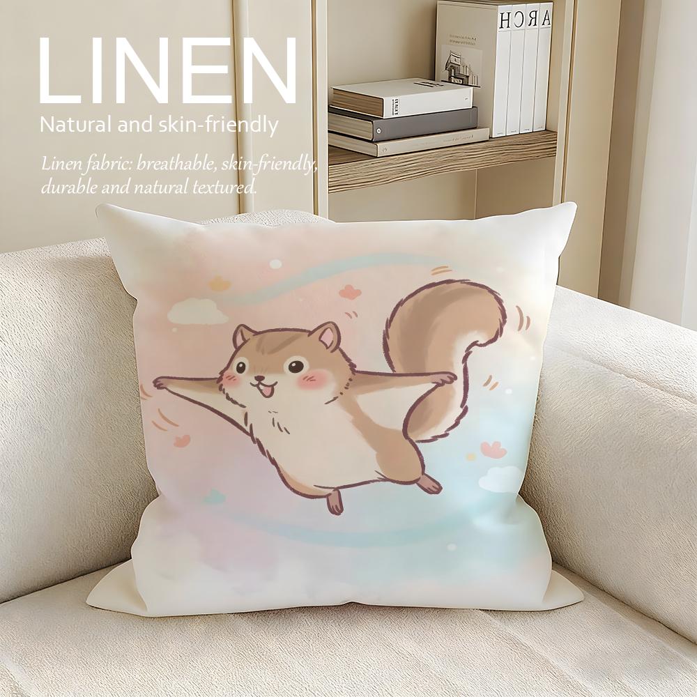 Cute Cloud Squirrel Cushion Cover Pillowcase Set Pcs x x Breathable Washable Sofa Cushion Cover 30X30cm
Cute Cloud Squirrel Cushion Cover Pillowcase Set Pcs x x Breathable Washable Sofa Cushion Cover 30X30cm