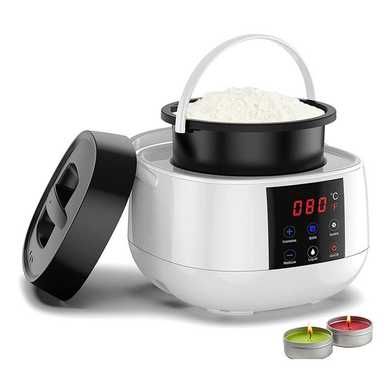 AEE4-Candle Making Wax Melting Pot,Wax Melter For Candle Making,LED Temperature Display For Adults Beginner,Soy Wax US Plug білий
AEE4-Candle Making Wax Melting Pot,Wax Melter For Candle Making,LED Temperature Display For Adults Beginner,Soy Wax US Plug білий