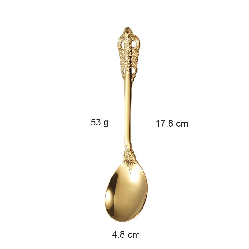 Ruhan Palace Light Luxury 304 Stainless Steel Soup Spoons
Ruhan Palace Light Luxury 304 Stainless Steel Soup Spoons