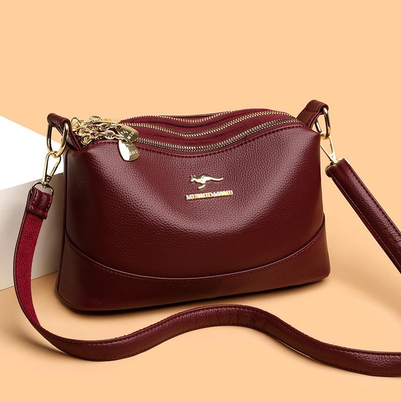 Middle-aged mother bag 2025 new shoulder bag fashionable versatile three-layer soft leather multi-layer large-capacity women s bag чорний
Middle-aged mother bag 2025 new shoulder bag fashionable versatile three-layer soft leather multi-layer large-capacity women s bag чорний