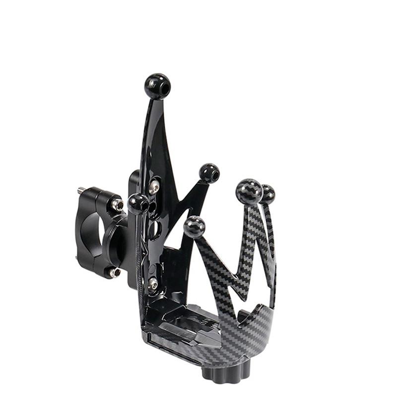 Adjustable Motorcycle Cup Holder Drinking Bottle Stand Crown for Bicycle Bike Handle Bar Mount Bottle Bracket Carbon pattern
Adjustable Motorcycle Cup Holder Drinking Bottle Stand Crown for Bicycle Bike Handle Bar Mount Bottle Bracket Carbon pattern