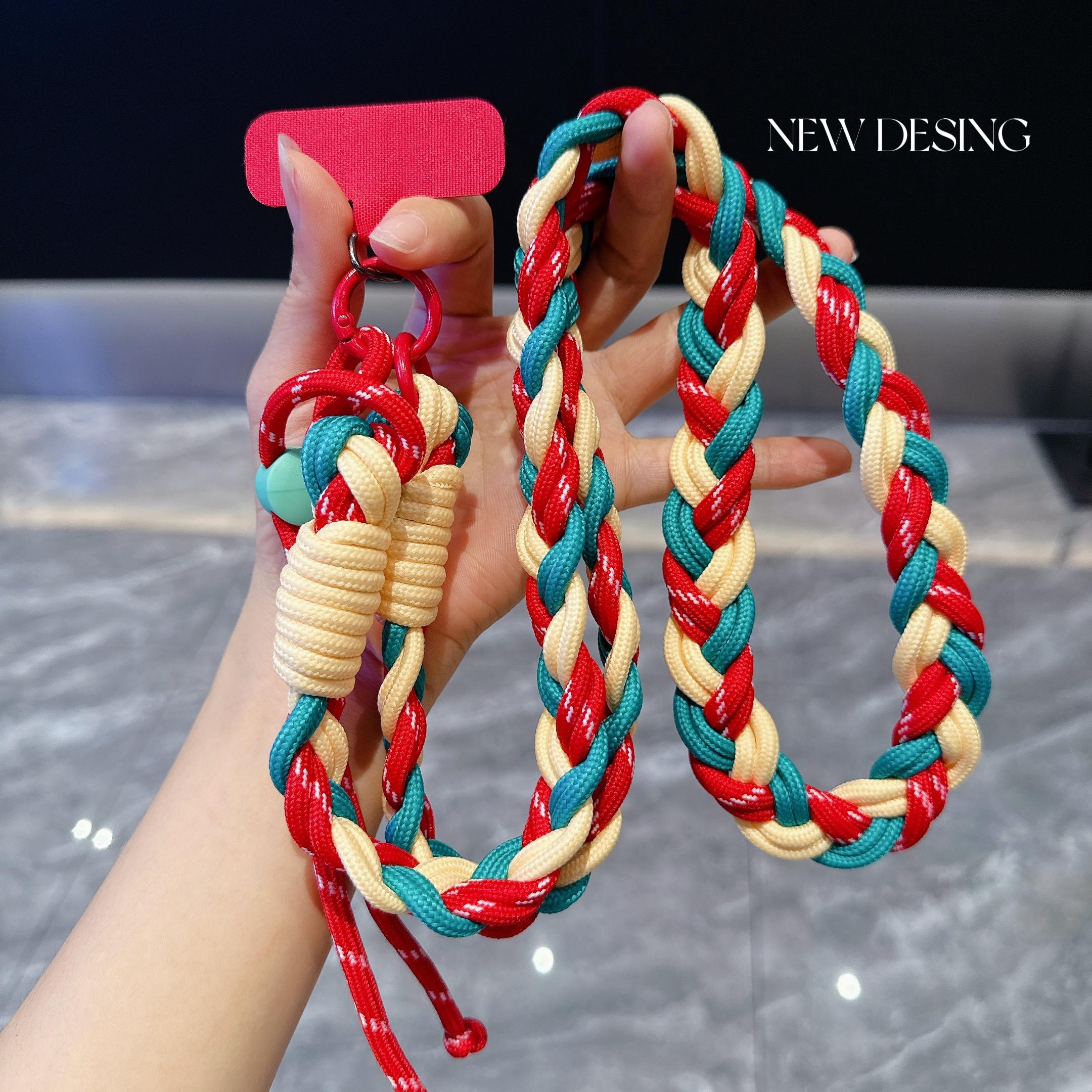 Hand Weaving Mobile Phone Lanyard Creative Adjustable Cellphone Shoulder Strap Colorful Widen Comfort Phone Ropes for Outdoor Polyester / Nylon
Hand Weaving Mobile Phone Lanyard Creative Adjustable Cellphone Shoulder Strap Colorful Widen Comfort Phone Ropes for Outdoor Polyester / Nylon