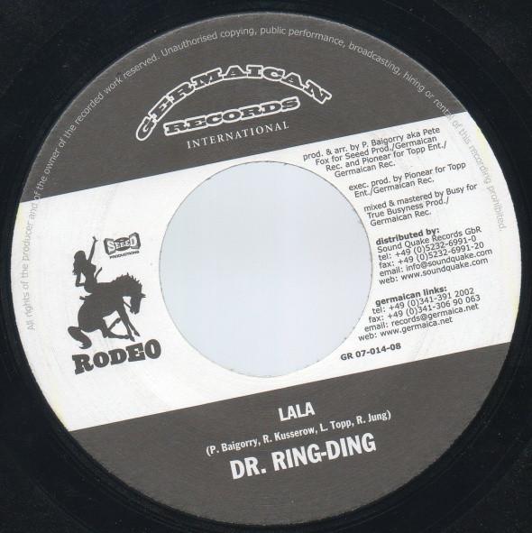 7-дюймовый рекорд DR. РИНГ-ДИНГ - Лала GR0701408 Гермаикан Рекор 2005 Германия Регги, Ска и Даб Б/У
7-дюймовый рекорд DR. РИНГ-ДИНГ - Лала GR0701408 Гермаикан Рекор 2005 Германия Регги, Ска и Даб Б/У