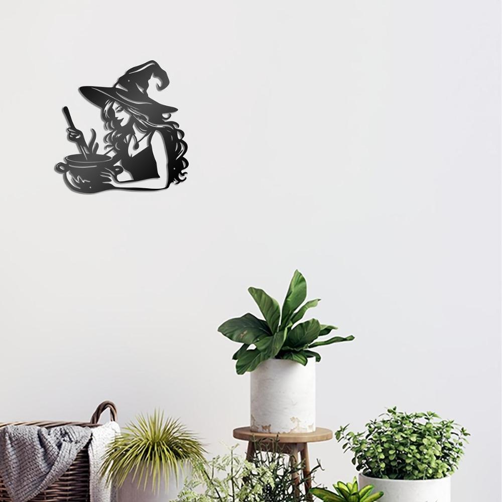 Art Deco Witch Silhouette Metal Wall Art Halloween Decor Iron Sculpture
Art Deco Witch Silhouette Metal Wall Art Halloween Decor Iron Sculpture