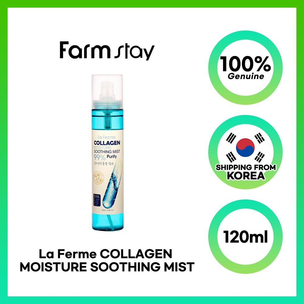 FARM STAY La Ferme Collagen Moisture Soothing Mist 120ml Увлажняющий спрей с коллагеном
FARM STAY La Ferme Collagen Moisture Soothing Mist 120ml Увлажняющий спрей с коллагеном