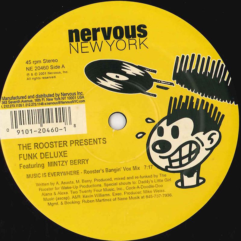 12-дюймовая пластинка ROOSTER, FUNK DELUXE, MINTZY BERRY - Музыка повсюду NE20460 NERVOUS NEW YOR 2001 США Танцевальная и электронная музыка Б/У
12-дюймовая пластинка ROOSTER, FUNK DELUXE, MINTZY BERRY - Музыка повсюду NE20460 NERVOUS NEW YOR 2001 США Танцевальная и электронная музыка Б/У