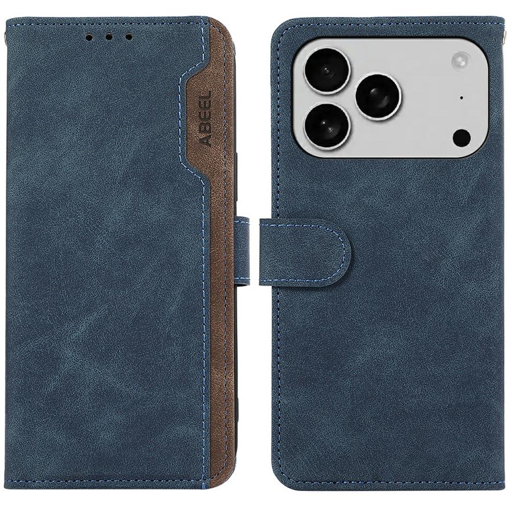 ABEEL For iPhone 17 Pro Case Color Splicing Leather Flip Phone Cover RFID Blocking Blue
ABEEL For iPhone 17 Pro Case Color Splicing Leather Flip Phone Cover RFID Blocking Blue