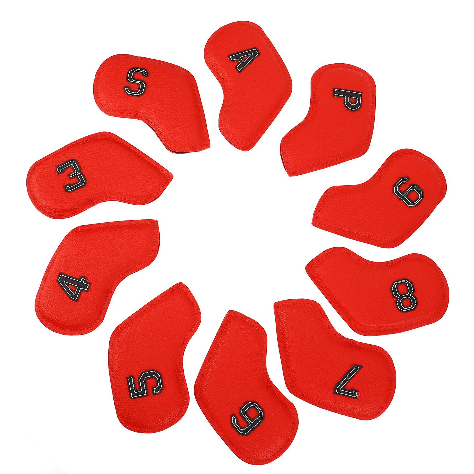 10Pcs Golf Club Head Cover PU Dust Proof Friction Resistant Stylish Look Portable Golf Head Cover fo
10Pcs Golf Club Head Cover PU Dust Proof Friction Resistant Stylish Look Portable Golf Head Cover fo