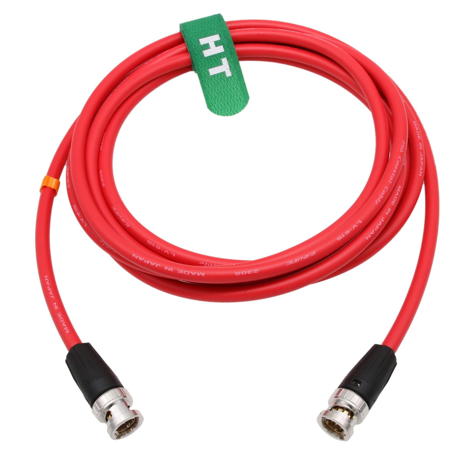 HT 4K 60P 12G BNC SDI Video Coaxial Cable Atomos Ninja Shogun Monitor Camera Canare 75 Ohm High Flexible Video Cable 1m Red LV-61S червоний
HT 4K 60P 12G BNC SDI Video Coaxial Cable Atomos Ninja Shogun Monitor Camera Canare 75 Ohm High Flexible Video Cable 1m Red LV-61S червоний
