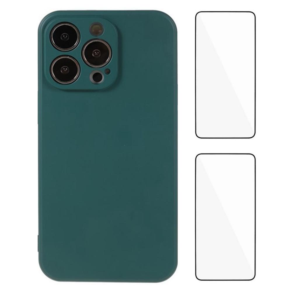 WANLONFENG RB3 Series For iPhone 13 Pro Max Case with 2Pcs Screen Film,Precise Lens Hole Soft TPU Phone Back Cover Army Green
WANLONFENG RB3 Series For iPhone 13 Pro Max Case with 2Pcs Screen Film,Precise Lens Hole Soft TPU Phone Back Cover Army Green