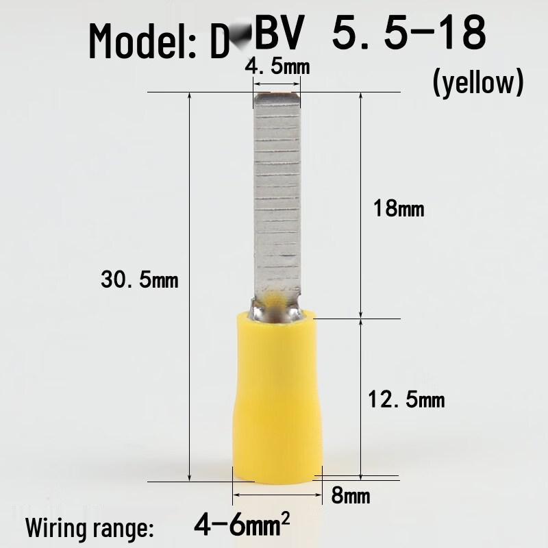 JunDingYing DBV/DBN Pre-Insulated Copper Wire Terminals
JunDingYing DBV/DBN Pre-Insulated Copper Wire Terminals