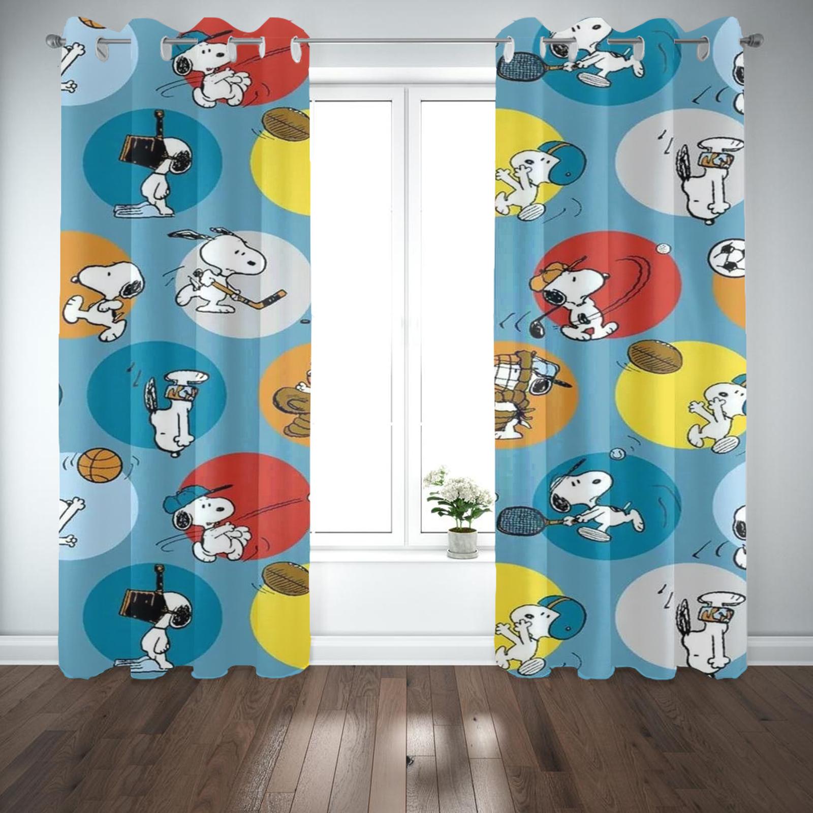Snoopy Home Decor Curtains Polyester Living Room Bedroom Cartoon Cute Blackout Curtains Perforated Dustproof 100x140cm&Grommet Top
Snoopy Home Decor Curtains Polyester Living Room Bedroom Cartoon Cute Blackout Curtains Perforated Dustproof 100x140cm&Grommet Top