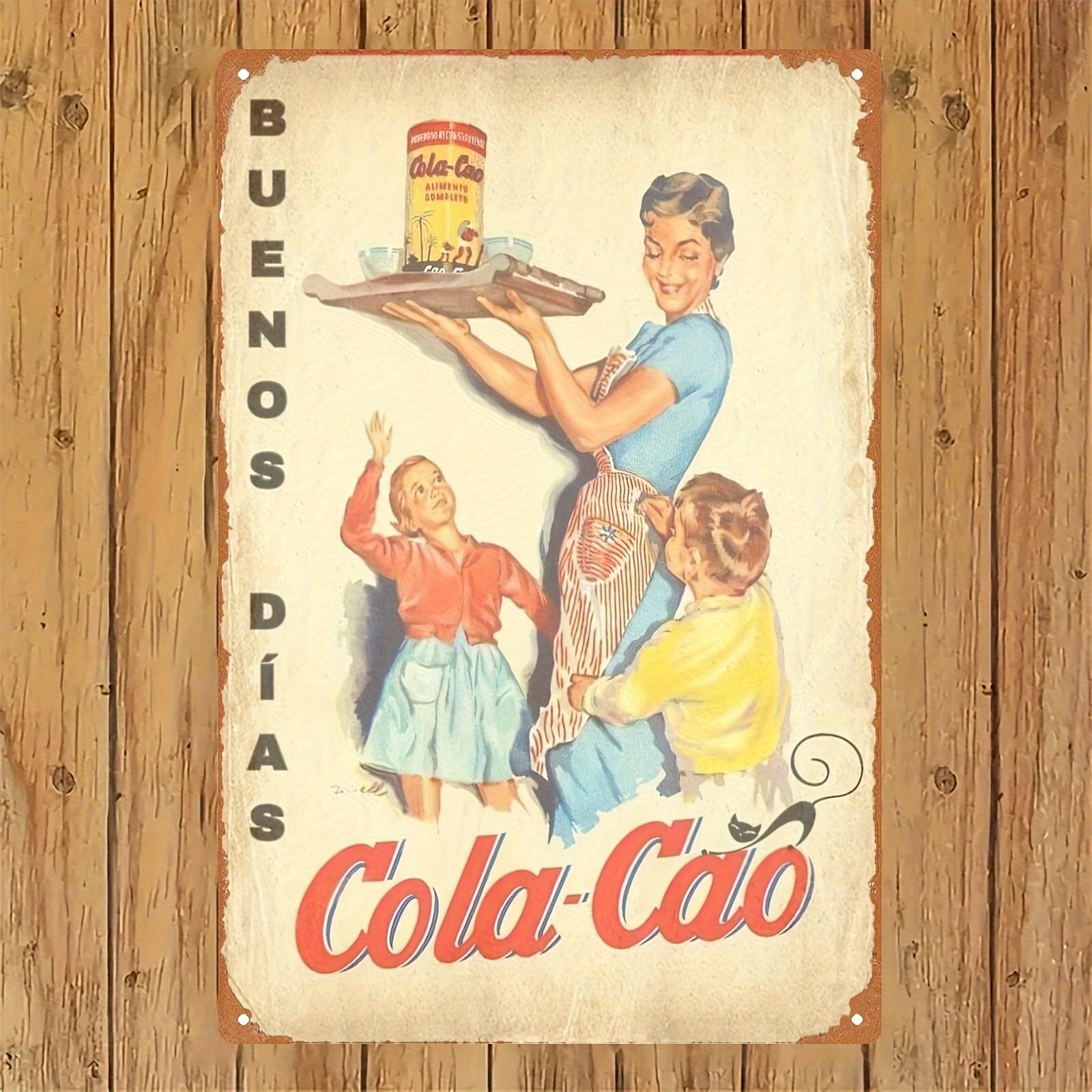 Vintage Buenos Días ColaCao Family Tin Sign Wall Art Nostalgic Kitchen Dining Scene Retro Home Decor for Warm Gatheri 20x30cm(7.8x11.8inch)
Vintage Buenos Días ColaCao Family Tin Sign Wall Art Nostalgic Kitchen Dining Scene Retro Home Decor for Warm Gatheri 20x30cm(7.8x11.8inch)