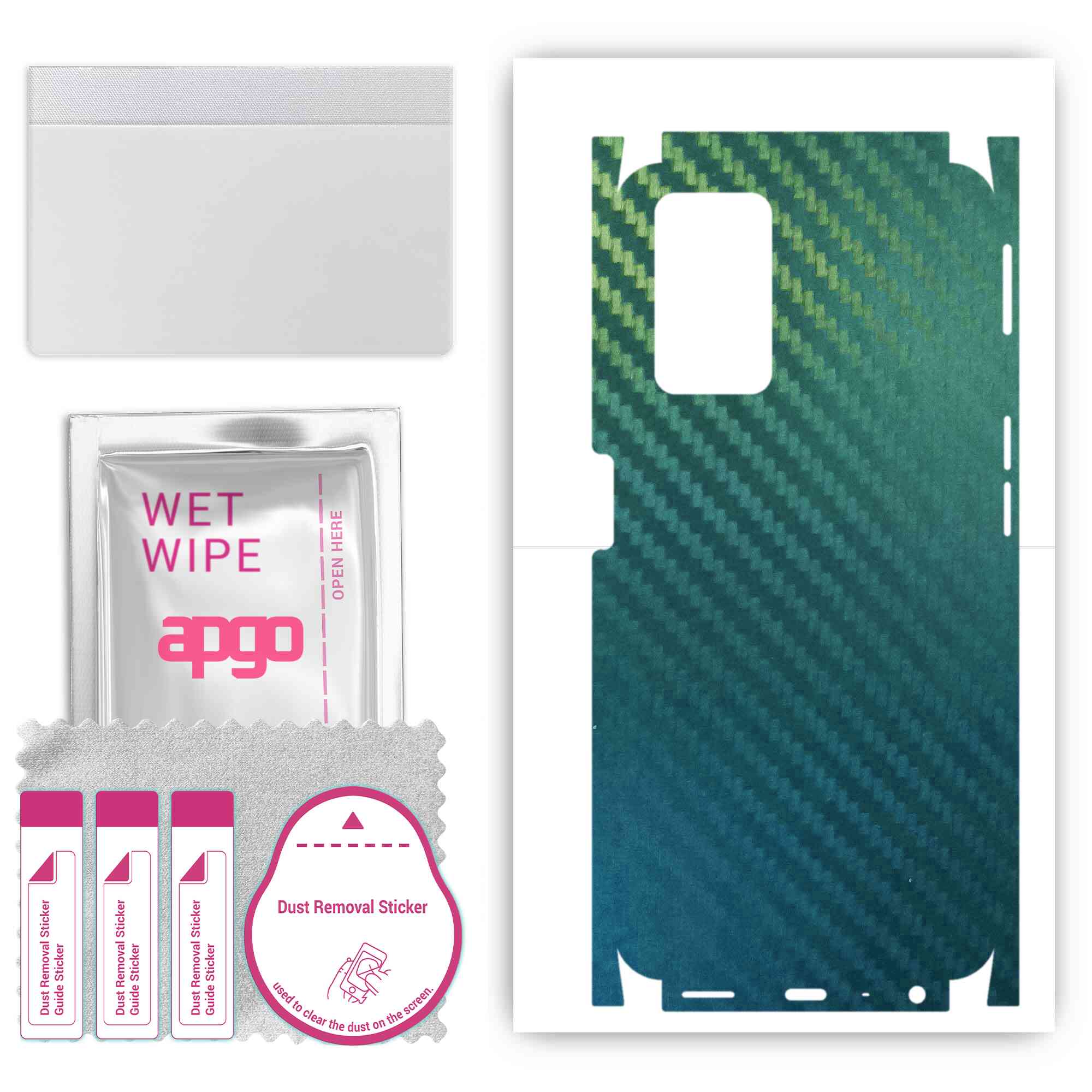 Apgo Protective Skin Sticker for the back+sides compatible with Oppo A76, Full Wrap Film, Foil, Vinyl - Pattern Carbon Chameleon CAKA1
Apgo Protective Skin Sticker for the back+sides compatible with Oppo A76, Full Wrap Film, Foil, Vinyl - Pattern Carbon Chameleon CAKA1