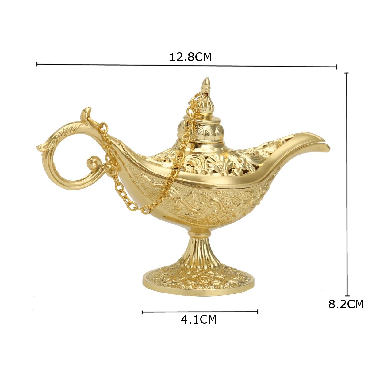 New Collectable Carved Rare Legend Aladdins Genies Lamp Light Model Metal Gold Zincalloy Home Decoration Craft Gift 12.8x8.2cm золотой
New Collectable Carved Rare Legend Aladdins Genies Lamp Light Model Metal Gold Zincalloy Home Decoration Craft Gift 12.8x8.2cm золотой