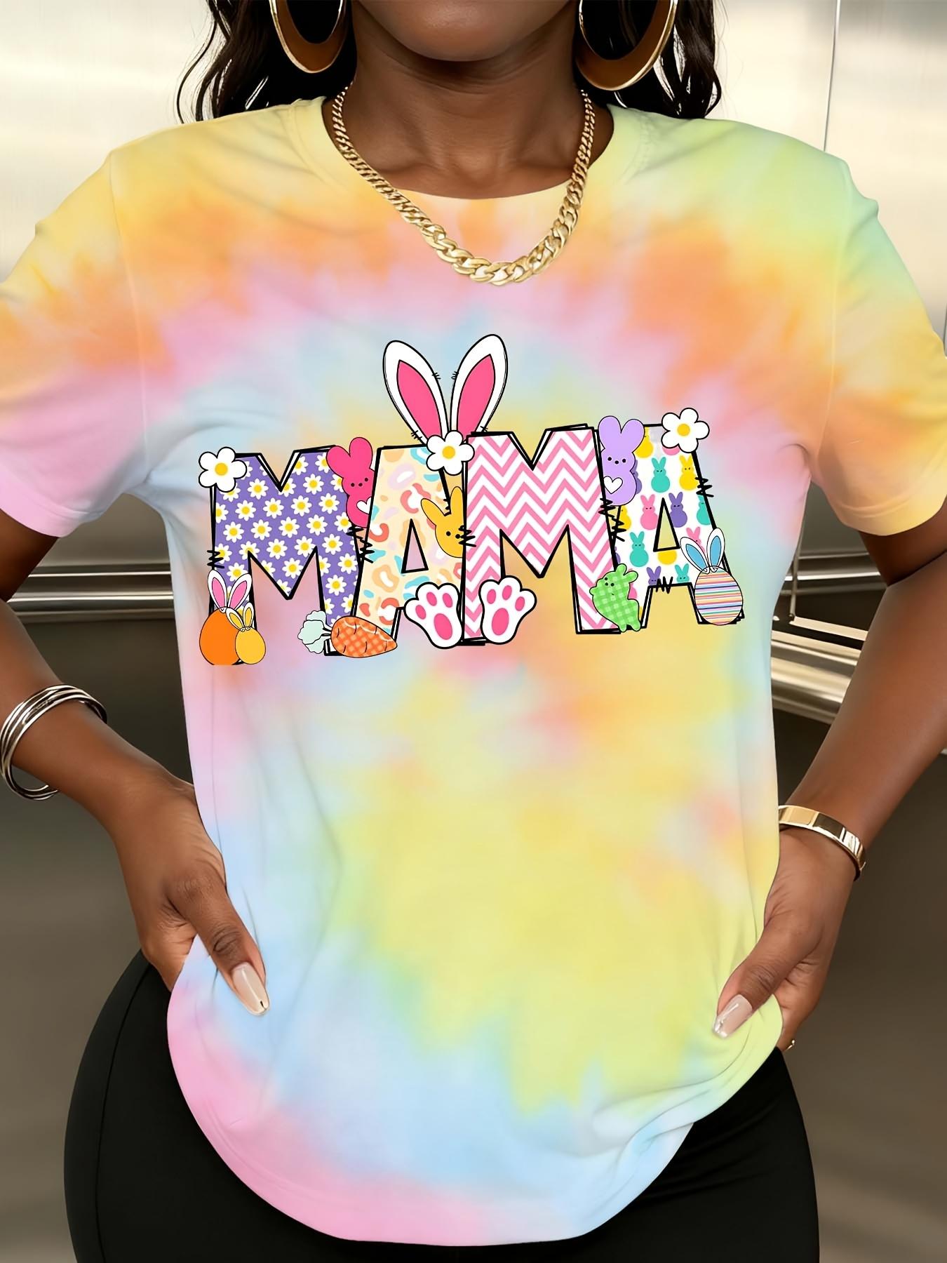 Women s Easter Bunny ; Floral Tie-Dye T-Shirt - Soft Spring Summer Blouse Suitable for Casual Wear. Easter Outfits. Bunny Egg Print. Machine Washable. 3XL дубильная кора
Women s Easter Bunny ; Floral Tie-Dye T-Shirt - Soft Spring Summer Blouse Suitable for Casual Wear. Easter Outfits. Bunny Egg Print. Machine Washable. 3XL дубильная кора
