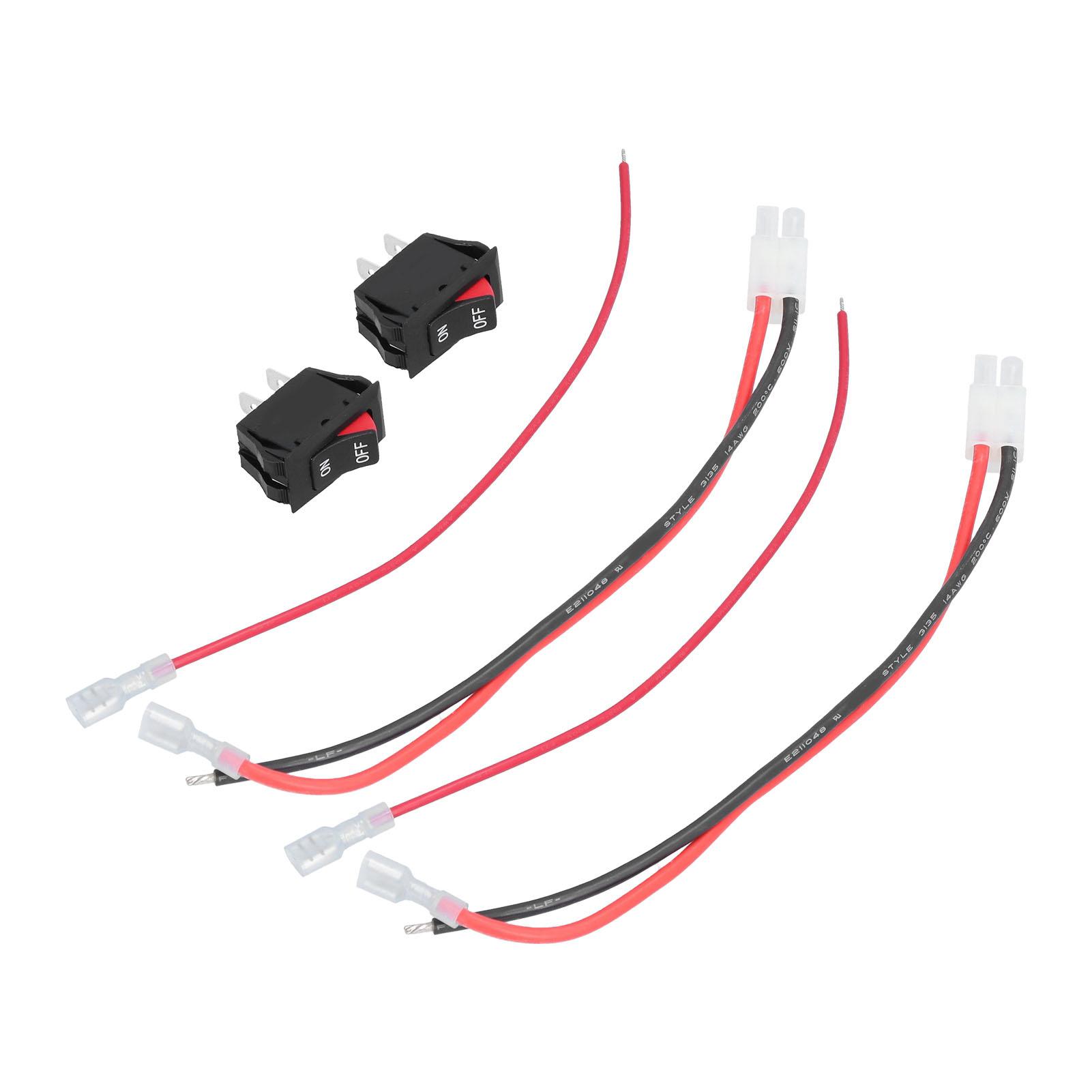2Pcs For Tamiya Style Connector with Mini Rocker Switch Sturdy Durable Safe Efficient Battery
2Pcs For Tamiya Style Connector with Mini Rocker Switch Sturdy Durable Safe Efficient Battery