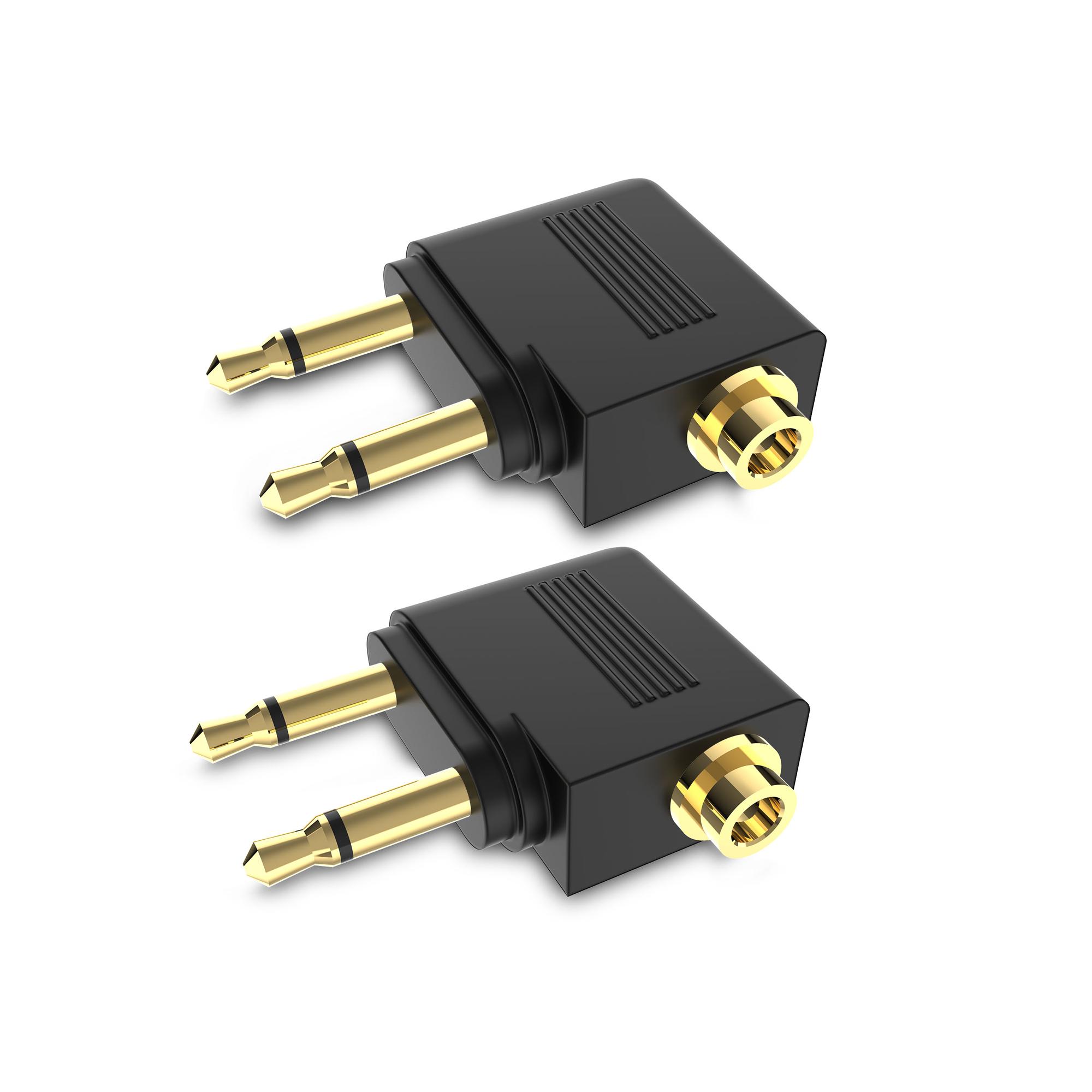 2/4/8Pcs 3.5mm Mono Dual Male Plug to Stereo Female Jack Audio Adapter for Airline Airplane Travel Headphone Earphone
2/4/8Pcs 3.5mm Mono Dual Male Plug to Stereo Female Jack Audio Adapter for Airline Airplane Travel Headphone Earphone
