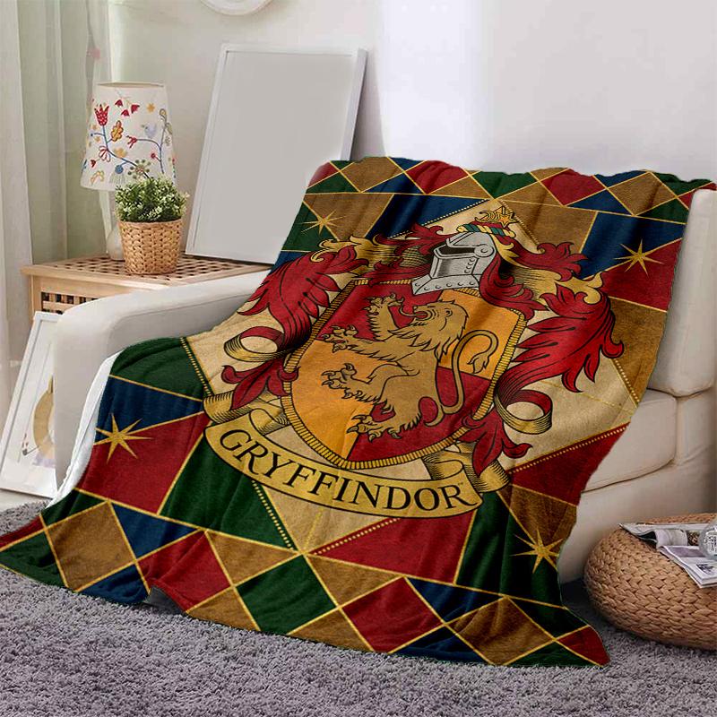 Gryffindor House Crest Poster - Hogwarts School of Witchcraft and WizardryPrint Blanket, Soft Blanket For Sofa Office Bed And Travelling Dau 130cm×150cm(50in×60in)
Gryffindor House Crest Poster - Hogwarts School of Witchcraft and WizardryPrint Blanket, Soft Blanket For Sofa Office Bed And Travelling Dau 130cm×150cm(50in×60in)
