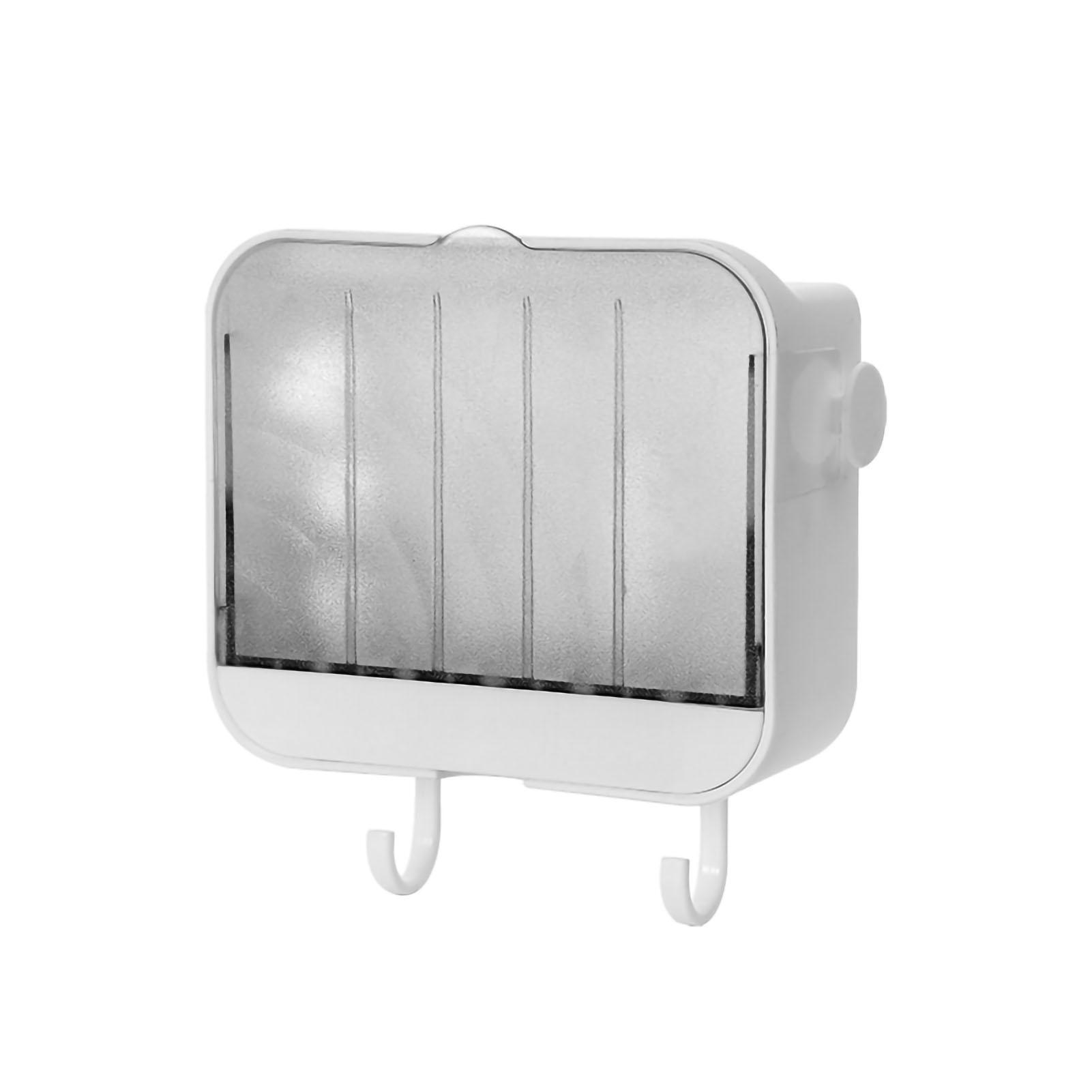 Soap Holder Punch Free Wall Mounted Durable PP Double Layer Double Hook Design Soap Storage Box for белый
Soap Holder Punch Free Wall Mounted Durable PP Double Layer Double Hook Design Soap Storage Box for белый