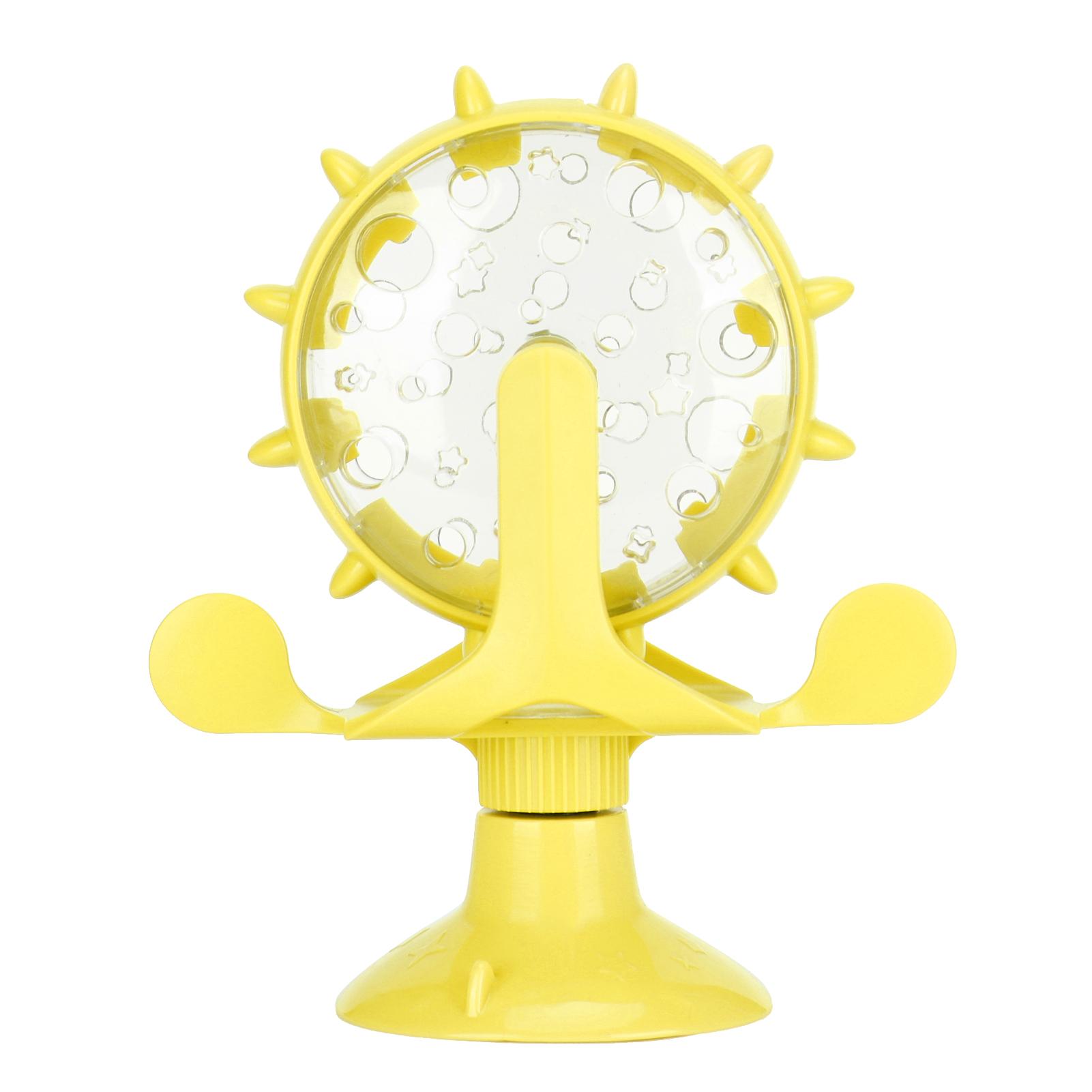 ABS Pet Cat Food Leakage Rotation for Windmill Educational Interactive Training ToyYellow жёлтый
ABS Pet Cat Food Leakage Rotation for Windmill Educational Interactive Training ToyYellow жёлтый