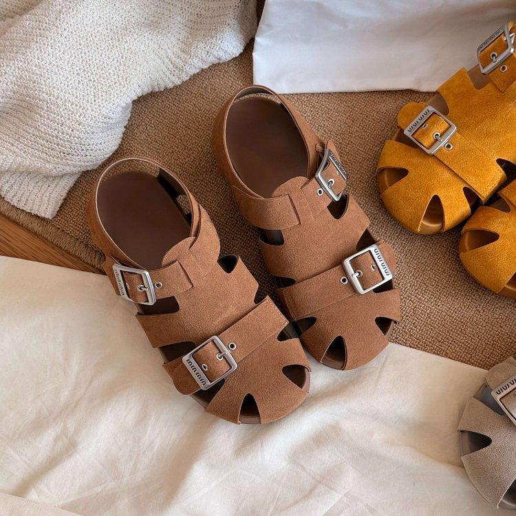 Soft Leather Edition~ Retro Trend Versatile Outer Wear 2025 Summer New Fashion Versatile Casual Roman Boken Sandals 40 коричневый
Soft Leather Edition~ Retro Trend Versatile Outer Wear 2025 Summer New Fashion Versatile Casual Roman Boken Sandals 40 коричневый