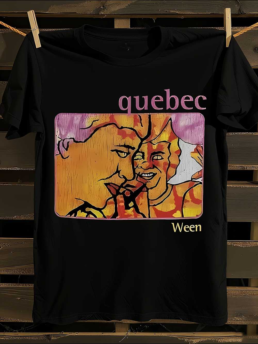 Ween Quebec Graphic T-Shirt Mens Tshirt Womens Tshirts with Letters Print Short Sleeves T-Shirt Casual Street Tee Shirt Top XXXXL
Ween Quebec Graphic T-Shirt Mens Tshirt Womens Tshirts with Letters Print Short Sleeves T-Shirt Casual Street Tee Shirt Top XXXXL