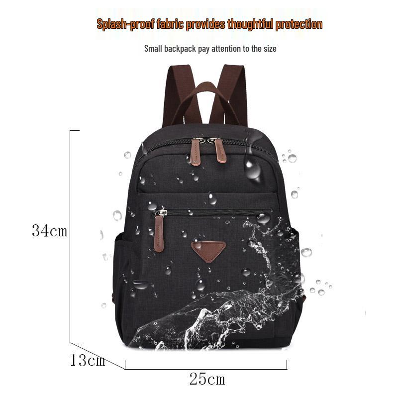 Compact Unisex Canvas Backpack: Lightweight, Casual, Travel & School Bag чорний
Compact Unisex Canvas Backpack: Lightweight, Casual, Travel & School Bag чорний