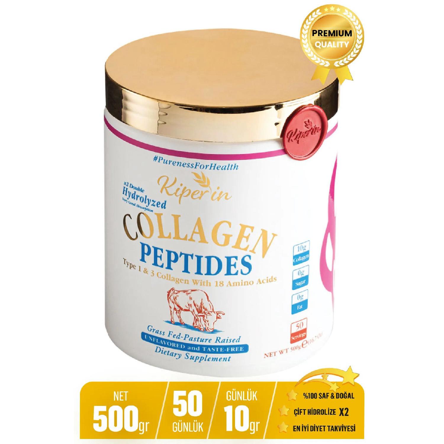 100%pure And Natural High Bioactive Dual Hydrolyzed Collagen Peptides Dietary Supplement (50 Days)
100%pure And Natural High Bioactive Dual Hydrolyzed Collagen Peptides Dietary Supplement (50 Days)