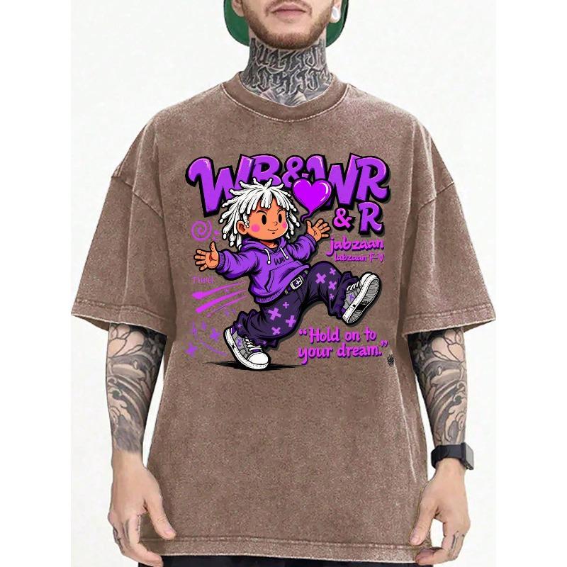 Men s Oversized Vintage Washed T-Shirt Cotton - Soft Breathable with Hold on to Your Dream , Casual Loose Fit Short Sleeve Crew Neck Tee for Summer 5XL
Men s Oversized Vintage Washed T-Shirt Cotton - Soft Breathable with Hold on to Your Dream , Casual Loose Fit Short Sleeve Crew Neck Tee for Summer 5XL