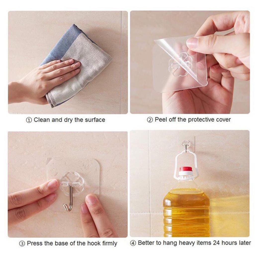Transparent Stainless Steel Strong Self Stickers Hooks Key Storage Hanger For Kitchen Bathroom Door Wall Multi-Function Hooks China Mainland
Transparent Stainless Steel Strong Self Stickers Hooks Key Storage Hanger For Kitchen Bathroom Door Wall Multi-Function Hooks China Mainland