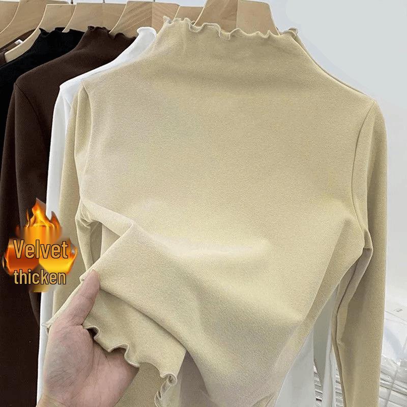 Plus Size Fleece Base Layer Top - Thickened Plush, Half-High Collar for Autumn/Winter 4XL абрикосовый
Plus Size Fleece Base Layer Top - Thickened Plush, Half-High Collar for Autumn/Winter 4XL абрикосовый