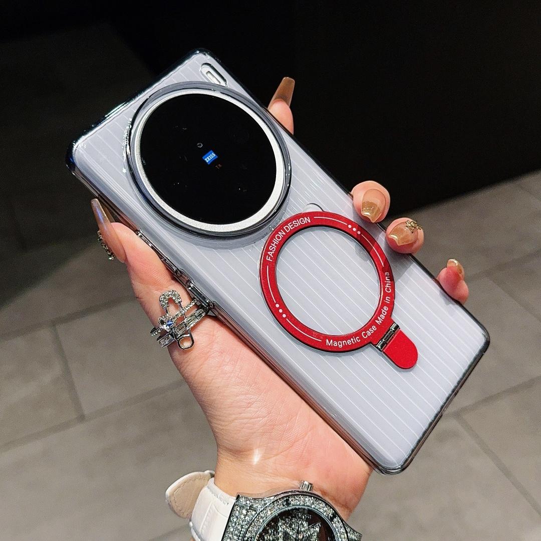 For Vivo X100 Ultra X200 Pro Mini X200S X100S Case Magnetic Strap Rows Clear Pattern Ring Holder Fashion Mobile Phone Cover vivo X100s Pro
For Vivo X100 Ultra X200 Pro Mini X200S X100S Case Magnetic Strap Rows Clear Pattern Ring Holder Fashion Mobile Phone Cover vivo X100s Pro