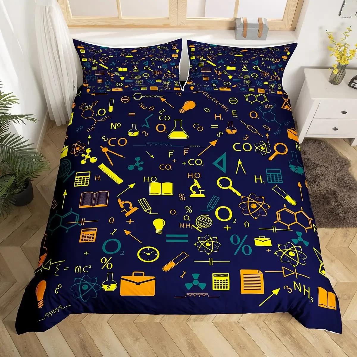 Math Duvet Cover Computing Formula Bedding Set Watercolor Geometry Art Comforter Cover Mathematical Formula Bed Set Twin Queen EU King(240*220cm)3pcs
Math Duvet Cover Computing Formula Bedding Set Watercolor Geometry Art Comforter Cover Mathematical Formula Bed Set Twin Queen EU King(240*220cm)3pcs
