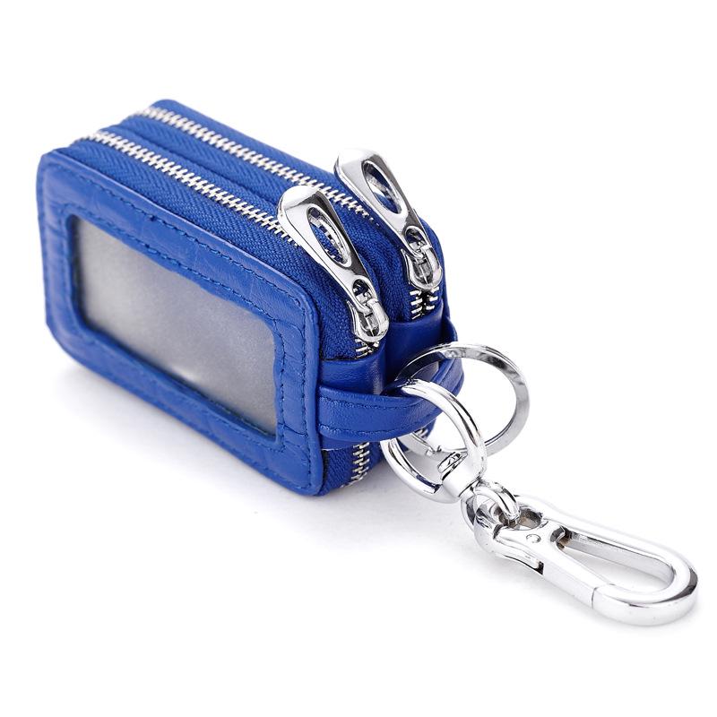 Crocodile Pattern Genuine Leather Men s Car Key Case with Double-Layer Zipper
Crocodile Pattern Genuine Leather Men s Car Key Case with Double-Layer Zipper