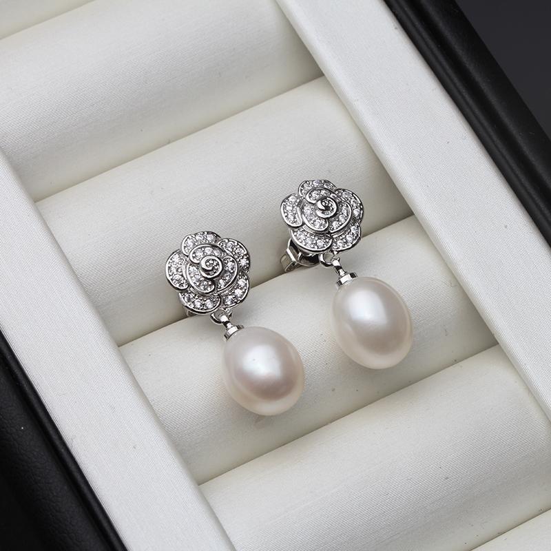 Natural Freshwater Pearl Earring 925 Silver Women,Trendy Wedding Original Pearl Drop Earrings Jewelry Wife Mother Birthday Gift
Natural Freshwater Pearl Earring 925 Silver Women,Trendy Wedding Original Pearl Drop Earrings Jewelry Wife Mother Birthday Gift