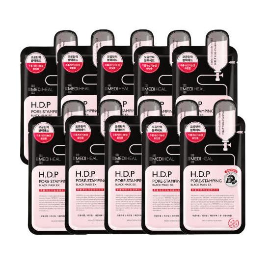 Mediheal HDP Pore Stamping Black Mask EX 10 листів # 10 Sheets
Mediheal HDP Pore Stamping Black Mask EX 10 листів # 10 Sheets