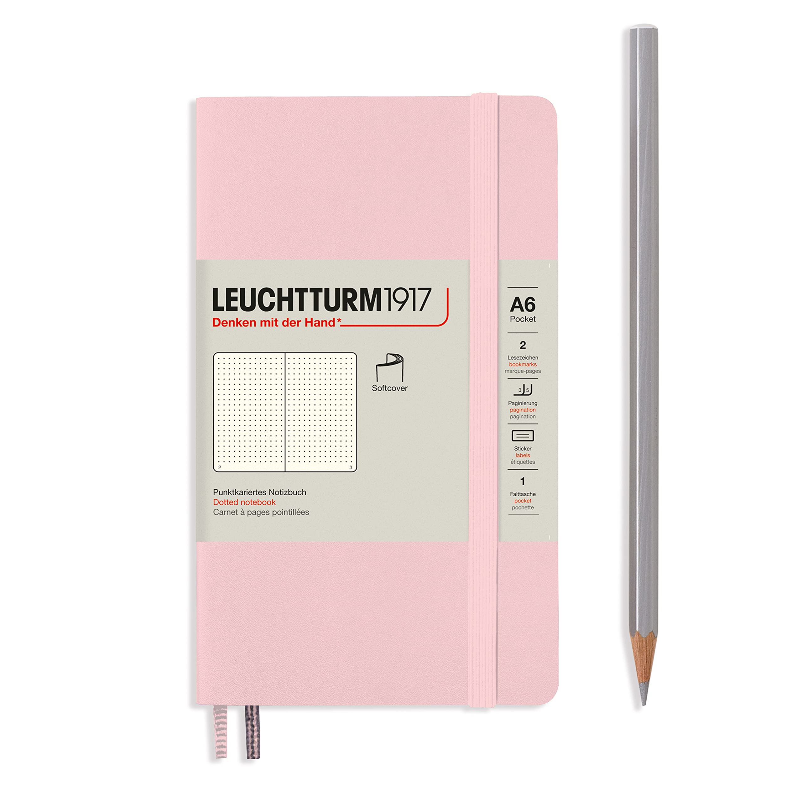 Leuchtturm Блокнот A6 Крапка М яка обкладинка Пудра 363946 Оригінальний імпортний продукт
Leuchtturm Блокнот A6 Крапка М яка обкладинка Пудра 363946 Оригінальний імпортний продукт