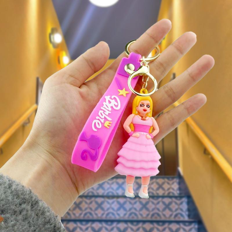 Charming Barbie Princess Rubber Keychain Cute Trendy Doll Key Accessory Barbie Long Dress
Charming Barbie Princess Rubber Keychain Cute Trendy Doll Key Accessory Barbie Long Dress